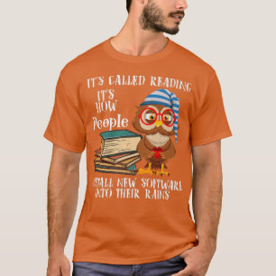 It's Called Reading Book Lover Owl T-Shirt