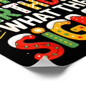 It's Christ Birthday Sigma Christian Christmas  Poster (Ecke)