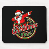 It's Christmas Bruh Dabbing Boy Kids Xmas Christma Mousepad (Vorne)