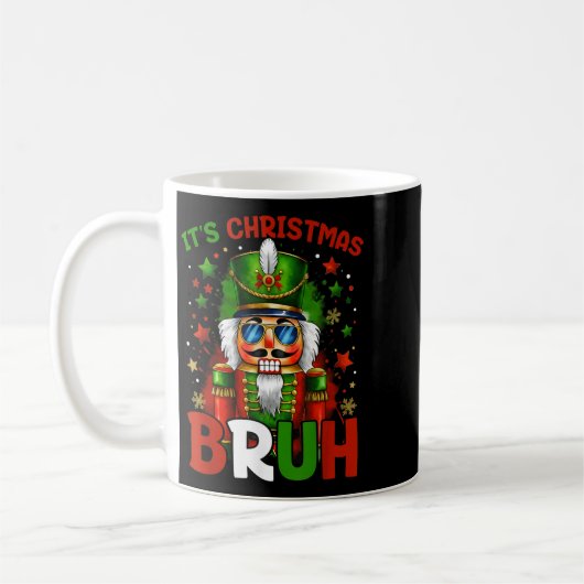 It's Christmas Bruh Nutcracker Boys Kids Xmas Chri Kaffeetasse (Links)