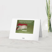 It's Christmas! card Feiertagskarte (Rückseite)