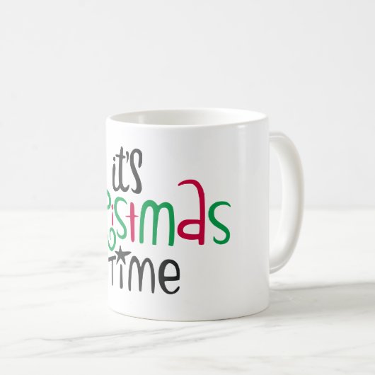 It's Christmas Time Kaffeetasse (VorderseiteRechts)