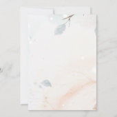 It's Cold Outside Bow Balls Lights Baby Shower Einladung (Rückseite)