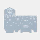 It's Cold Outside Boy Blue Winter Baby Shower Geschenkschachtel (Ungefaltet)