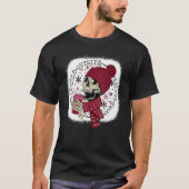 It's Cold Outside Like My Heart Skeleton Coffee Bl T-Shirt (Vorderseite)