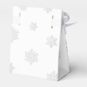 It's Cold Outside Pink Bow Baby Shower Favor Box Geschenkschachtel (Rückseite)