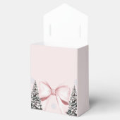 It's Cold Outside Pink Bow Baby Shower Geschenkschachtel (Geöffnet)