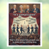 Its Complicated Fensteraufkleber (Blatt 3)