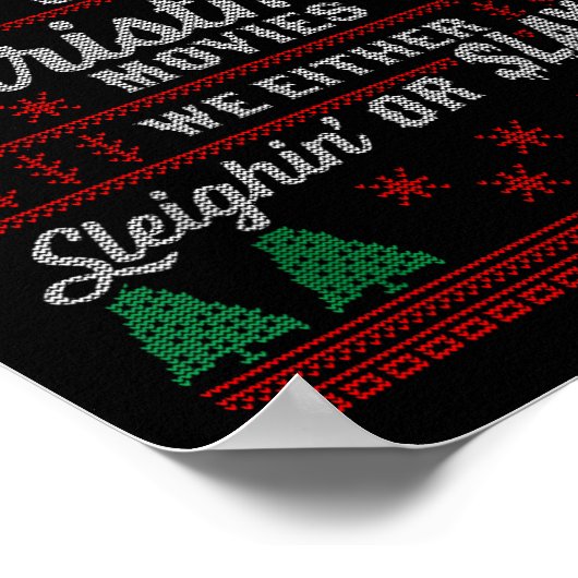 It's Either Serial Killer Doentaries Or Christmas Poster (Ecke)