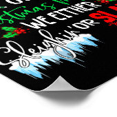 It's Either Serial Killer Doentaries Or Christmas  Poster (Ecke)