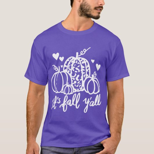 Its Fall Leopard Pumpkin Fall Lover Autumn Fall Gi T-Shirt (Vorderseite)