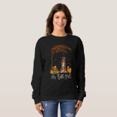 It's Fall Y'all Boxer Dog Thanksgiving Party Autu Sweatshirt (Vorne ganz)