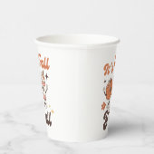 It's Fall Y'all – Cute Pumpkin & PSL Fall Party Pappbecher (Rechts)