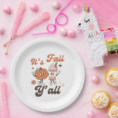 It's Fall Y'all – Cute Pumpkin Spice Fall Pappteller (Party)