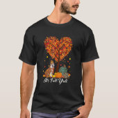 It's Fall Y'all English Bulldog Fall Thanksgiving T-Shirt (Vorderseite)