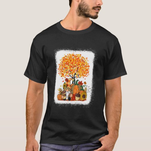 It'S Fall Y'All Gnomes Pumpkin Autumn Tree Fall Le T-Shirt (Vorderseite)