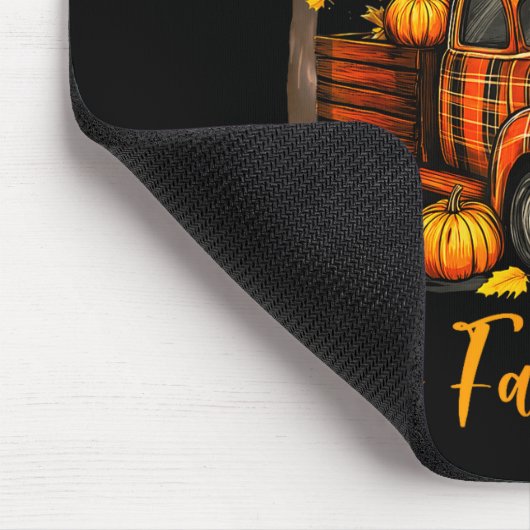 It's Fall Y'all Pumpkin Truck Autumn Tree Hello Fa Mousepad (Ecke)