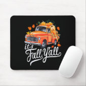 It's Fall Y'all Pumpkin Truck Autumn Tree Hello Fa Mousepad (Mit Mouse)