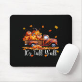 It's Fall Y'all Pumpkin Truck Autumn Tree Hello Fa Mousepad (Mit Mouse)