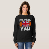 It's Fall Y'all Thanksgiving Pumpkin UK Sweatshirt (Vorne ganz)