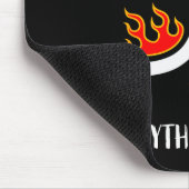 It's Fine Everything Is Fine Funny Stickman On Fir Mousepad (Ecke)