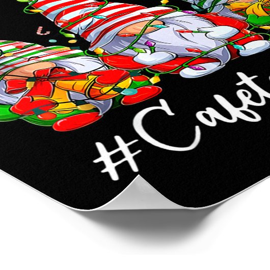 It's Fine I'm Fine Everything Cafeteria Crew Gnome Poster (Ecke)