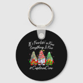 It's Fine I'm Fine Everything Cafeteria Crew Gnome Schlüsselanhänger (Vorderseite)