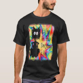 Its Fine Im Fine Everything Is Cat Tie Dye T-Shirt (Vorderseite)