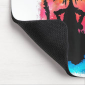 Its Fine Im Fine Everything Is Fine Funny Black Ca Mousepad (Ecke)