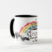 Its Fine I'm Fine Everything is Fine mug Tasse (Vorderseite Links)
