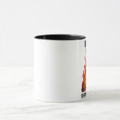 Its Fine Im Fine Everything, Meme Dog Coffee Tasse (Zentrum)