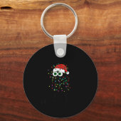 It's Fine We're Fine Everything Is Fine Cat Teache Schlüsselanhänger (Vorderseite)