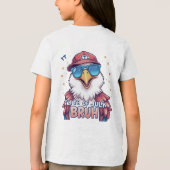 It's for the Kids, Bruh! Tri-Blend Shirt (Rückseite)