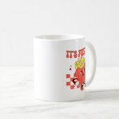 It's Fry Day - Funny French Fries Fast Food Kaffeetasse (VorderseiteRechts)