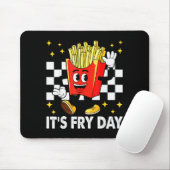 It's Fry Day - Funny French Fries Fast Food Mousepad (Mit Mouse)