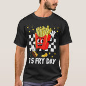 It's Fry Day - Funny French Fries Fast Food T-Shirt (Vorderseite)