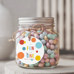 It's Fun To Be One Birthday Party Favor Tags Geschenkanhänger