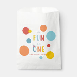 It's Fun To Be One Colorful Birthday Favor Bag Geschenktütchen