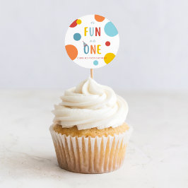It's Fun To Be One Colorful Birthday Party Sticker