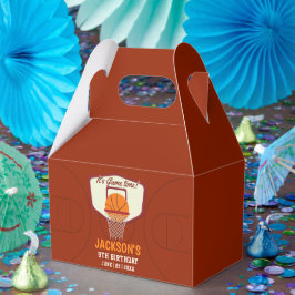 It's Game time! Fun Basketball theme Birthday Kids Geschenkschachtel