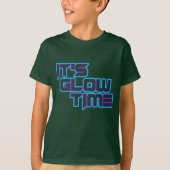 It's Glow Time Neon Lights Glow in the Dark Party T-Shirt (Vorderseite)