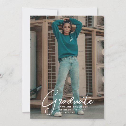 "It's Going Down" Moderner Foto Collage Abschluss Ankündigung (Vorderseite)