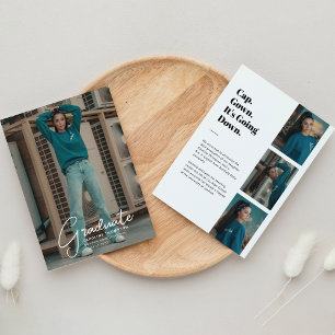 "It's Going Down" Moderner Foto Collage Abschluss Ankündigung