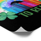 It's Good Luck To Read St Patrick's Day Teacher Li Poster (Ecke)