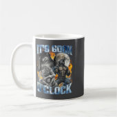 It's Goon O'clock Cool Funny Alpha Wolf Werewolf M Kaffeetasse (Links)