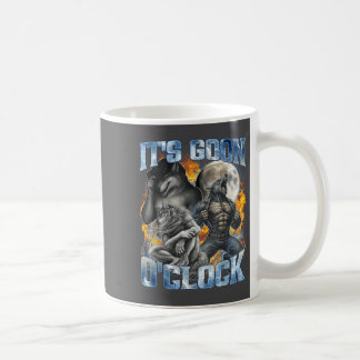 It's Goon O'clock Cool Funny Alpha Wolf Werewolf M Kaffeetasse