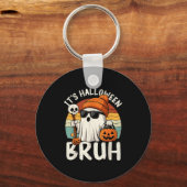 It's Halloween Bruh Boo Ghost Pumpkin Costume Boys Schlüsselanhänger (Vorderseite)