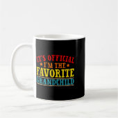It's I'm The Favorite Granhild Funny Family Kaffeetasse (Links)