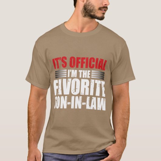 Its im the favorite soninLaw retro T-Shirt (Vorderseite)