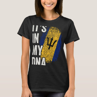 ITS IN MEIN DNA Barbados Flag Barbadian Roots Prix T-Shirt